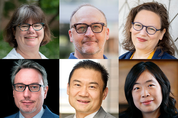 Clockwise from top left: Benzinger, Culver, Oyen, Yang, Wang, Stegh (Not pictured: Elliot Elson)