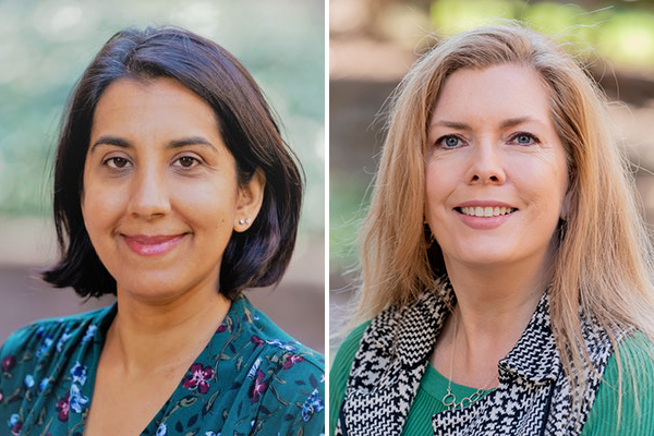 (From left) Seema Dahlheimer, Sandra Matteucci 