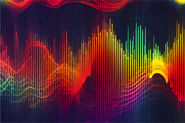 A new tool developed by computer scientist Ning Zhang embeds distortions imperceptible to human ears into audio recordings to prevent them from being cloned by cybercriminals. (Image generated by Shawn Ballard using Canva)
