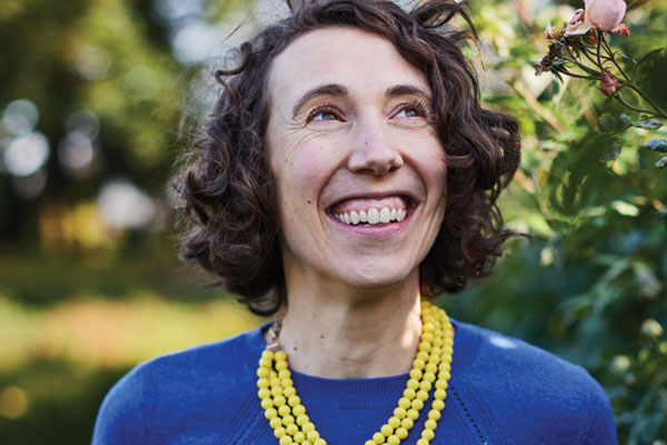 Holly Rockweiler, who earned a bachelor’s and master’s degree in biomedical engineering, is using her role as CEO of Madorra to improve women’s health. Photo by Jay Fram